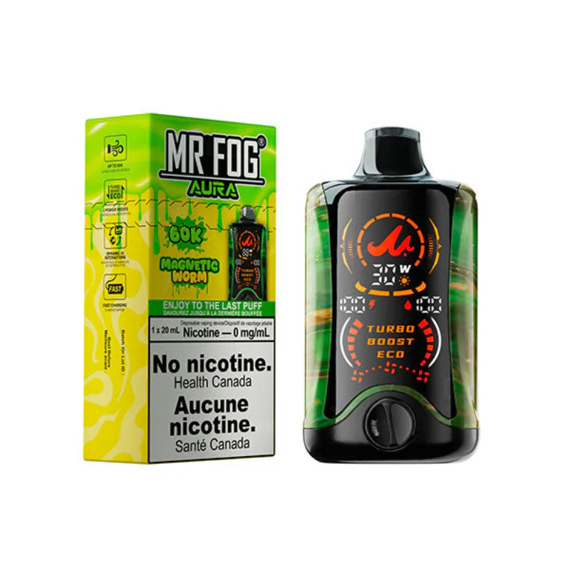 Magnetic Worm Mr. Fog Aura 60K Disposable Vape