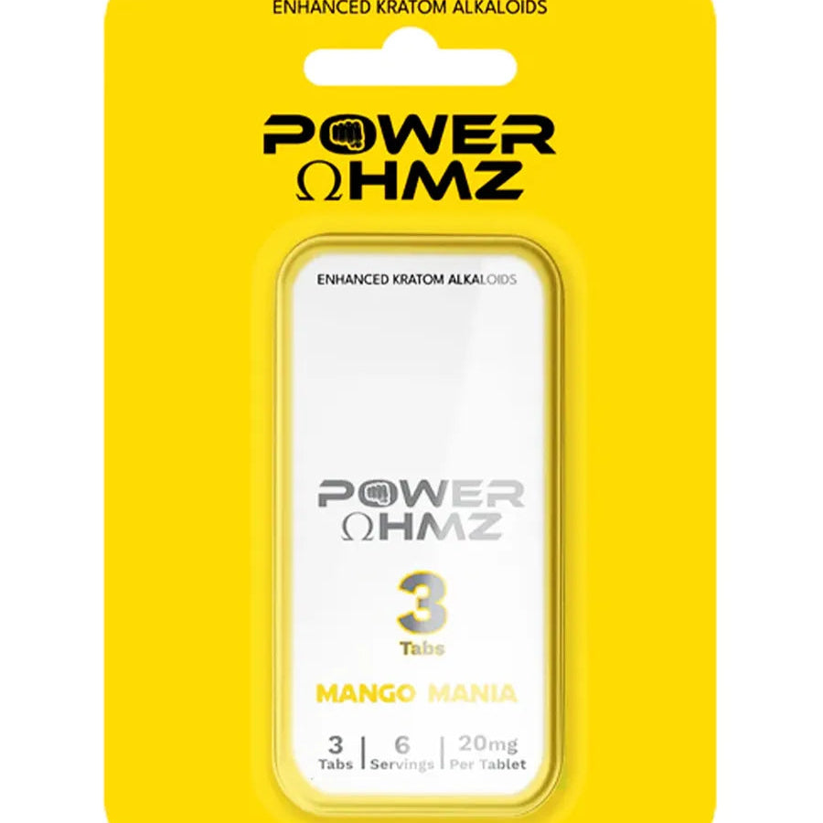 Mango Mania Power 7OHMZ Enhances Kratom Alkaloids 3ct