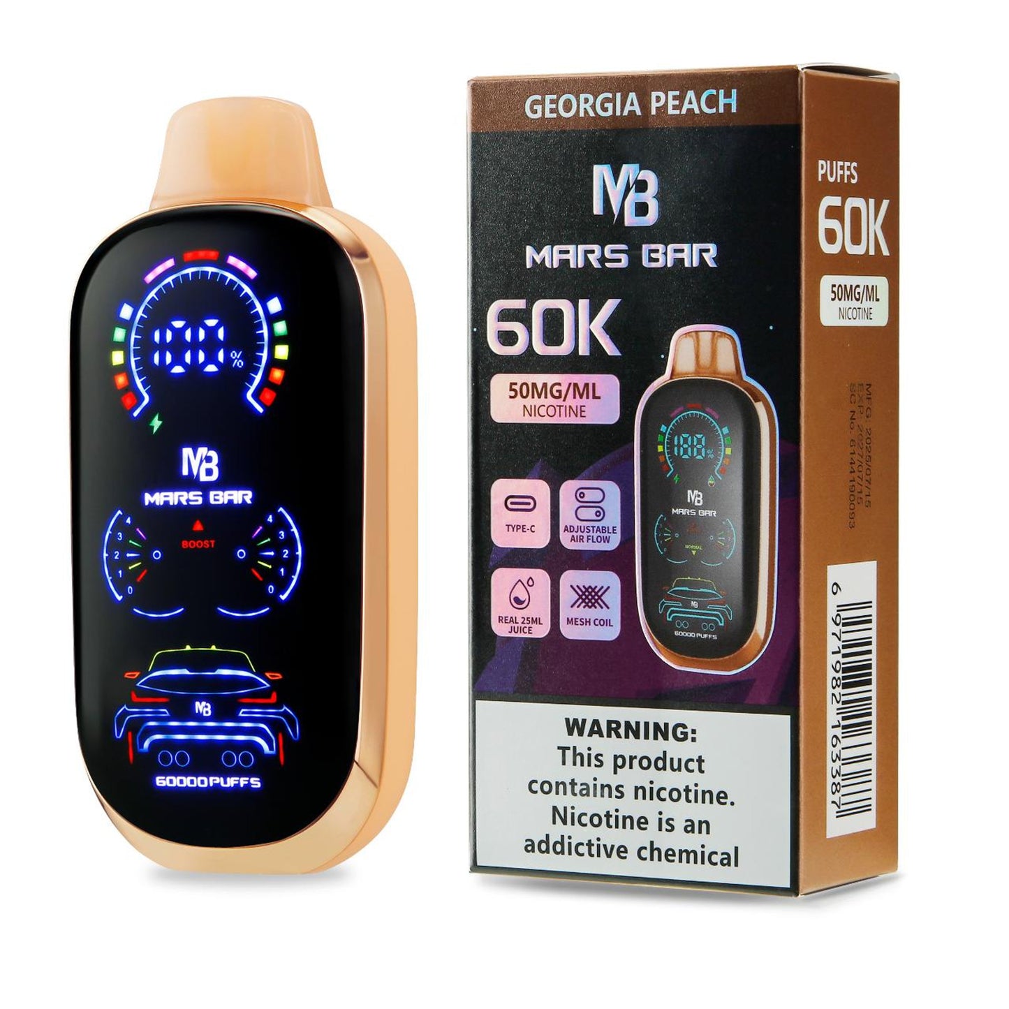 Mars Bar Disposable (60000 Puffs)