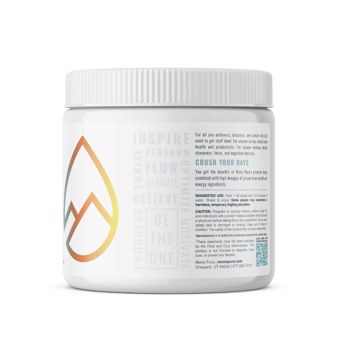 Mons Pura MindFlow: Energy + Cognition Best Sales Price - CBD