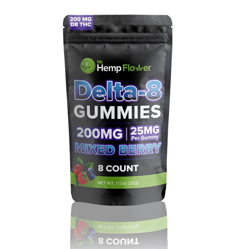 25mg Delta 8 Gummies | 200mg Per Pack