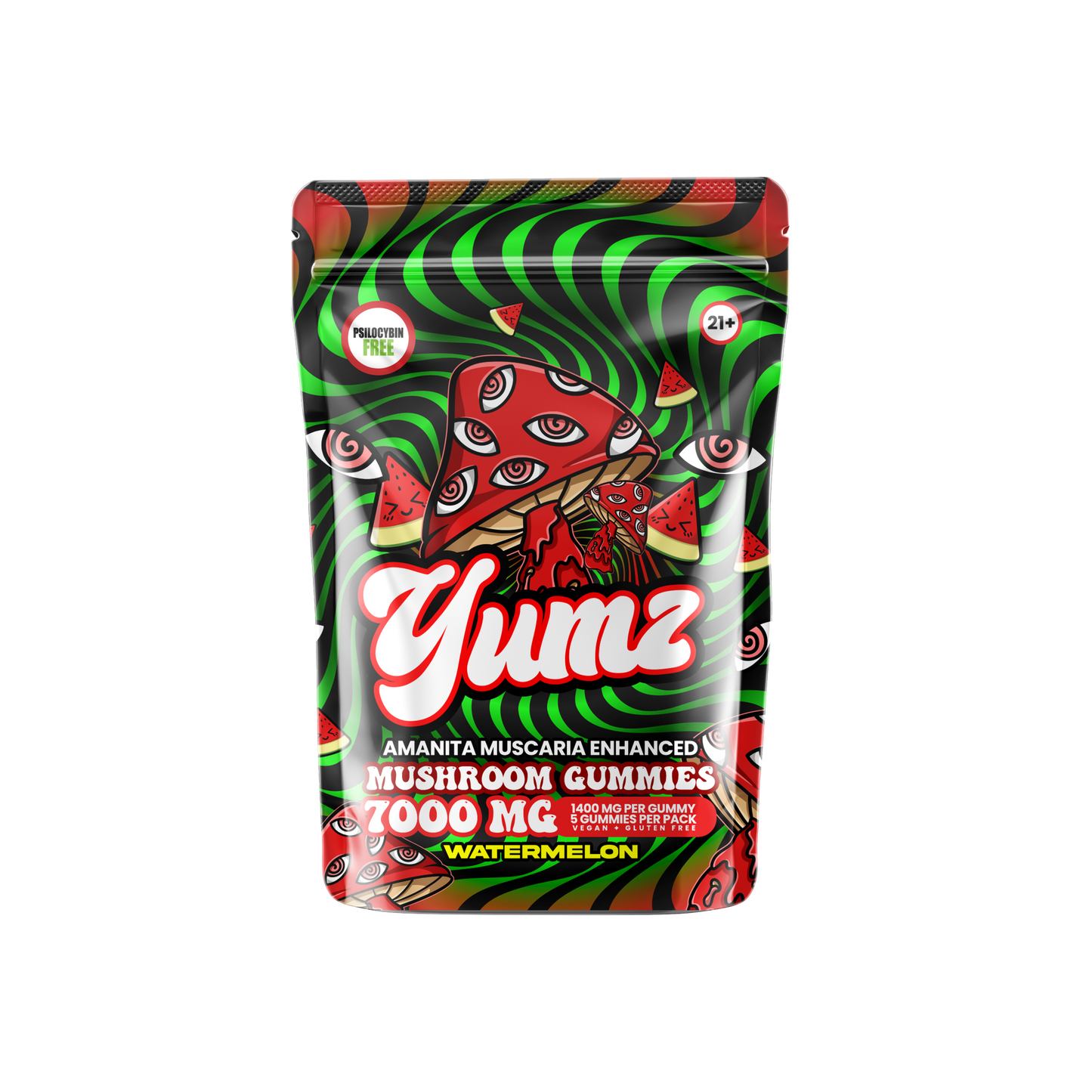 YUMZ - Watermelon ( Amanita Muscaria Mushroom Gummies ) Best Sales Price - Gummies
