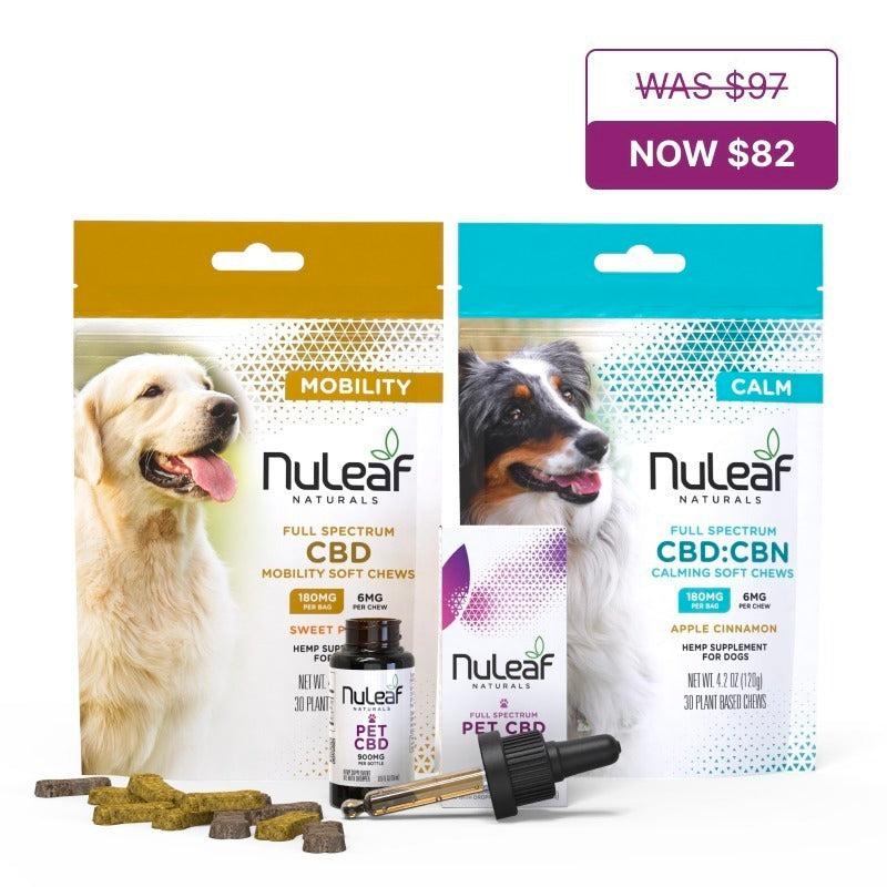 Nuleaf Naturals The Pet Bundle Best Sales Price - Pet CBD
