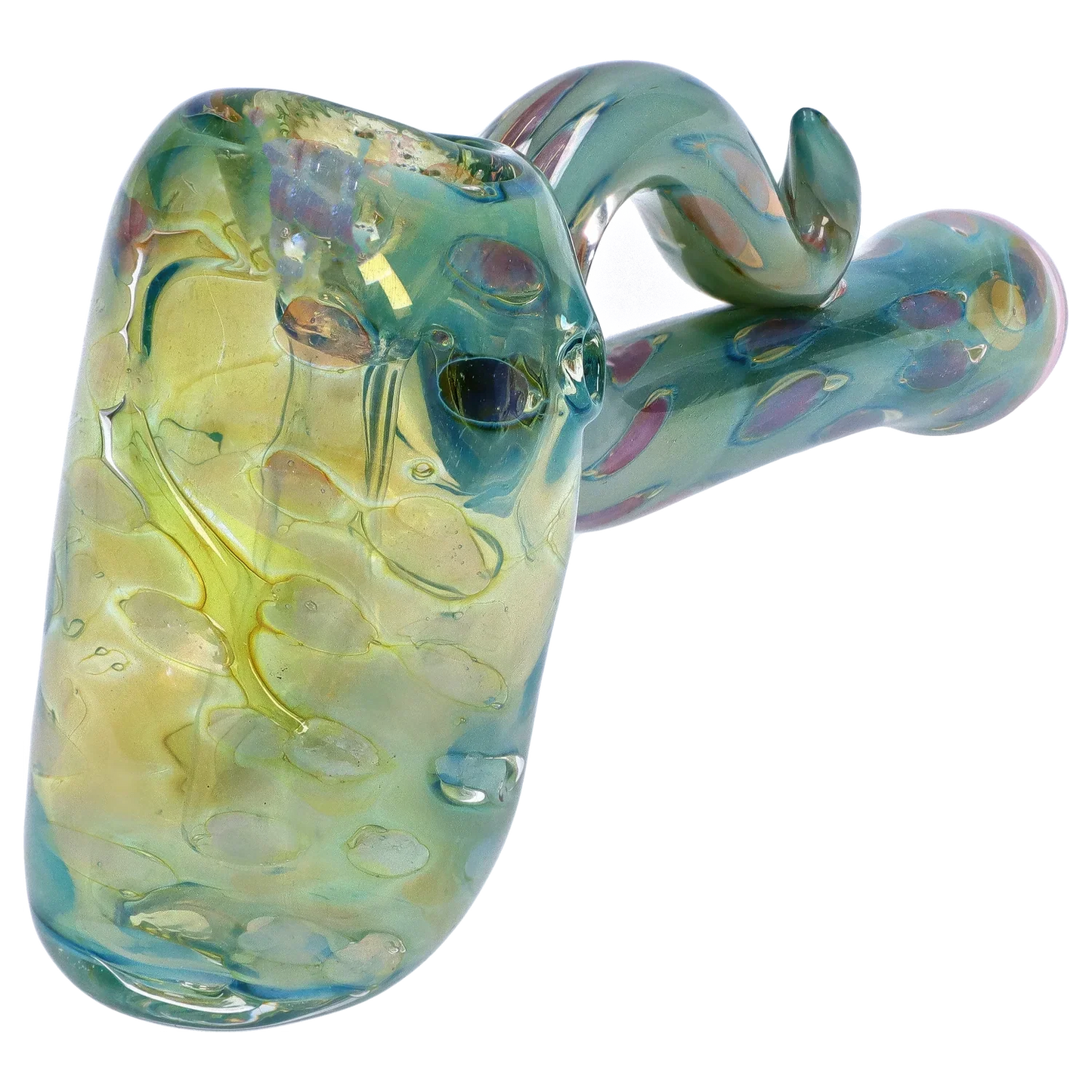 DankStop Gold Fume Bubble Trap Hammer Bubbler - 6 in.