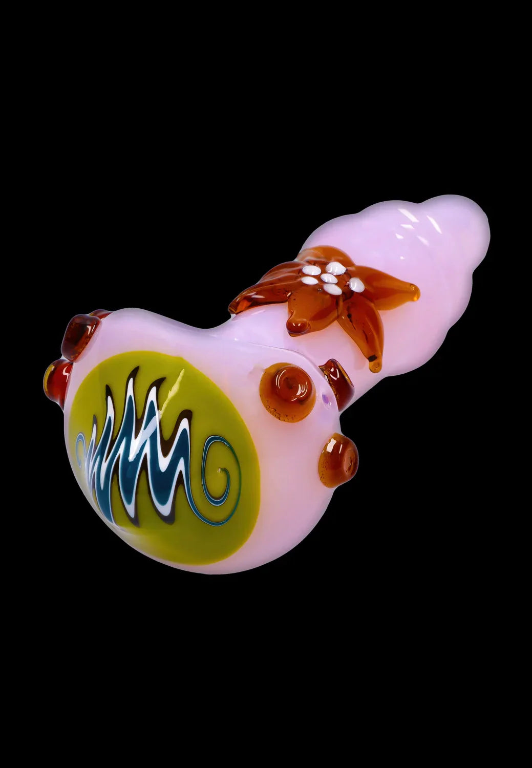 Smoke Cartel Star Reversal Spoon Pipe - 4.5 in.