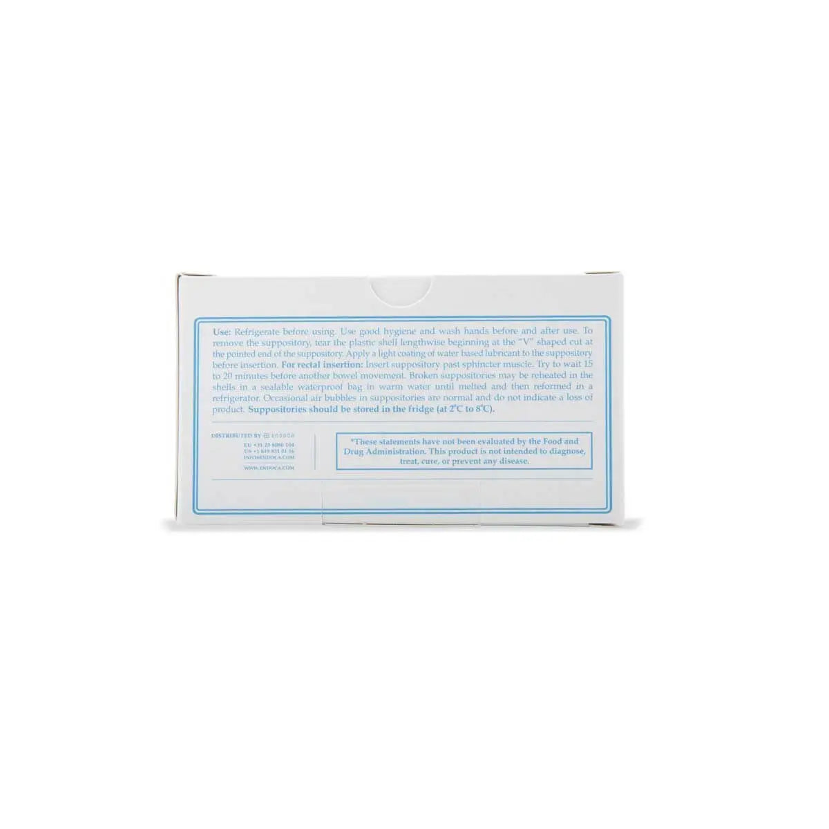 Endoca Prostate Support Suppositories, 500mg CBD