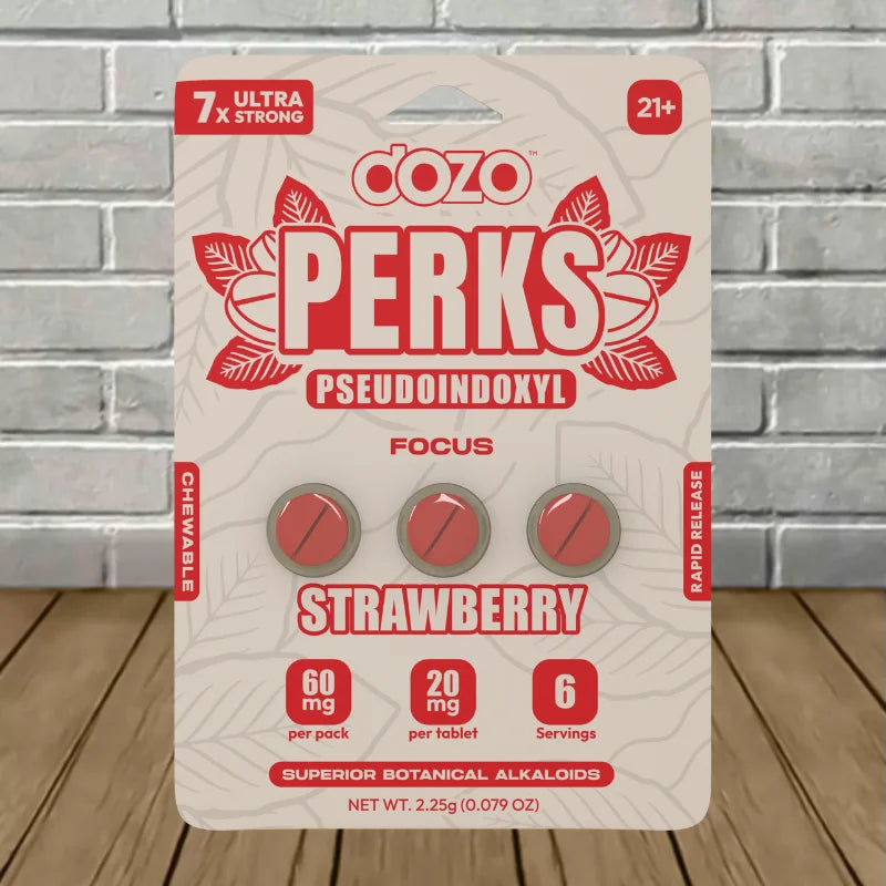 Dozo PERKS Pseudoindoxyl Chewable Tablets Full Case 10ct