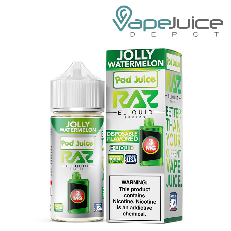 Jolly Watermelon Pod Juice x Raz TFN 100ml