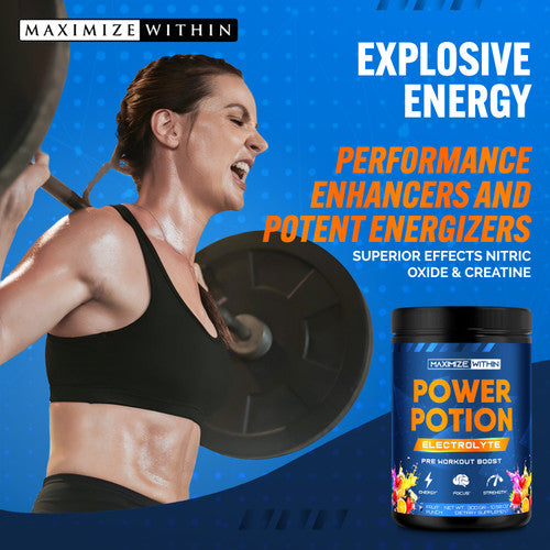 Power Potion Electrolyte Pre-Workout Powder - Maximum Slim | Hydration & Endurance Boost Best Sales Price - Seltzers