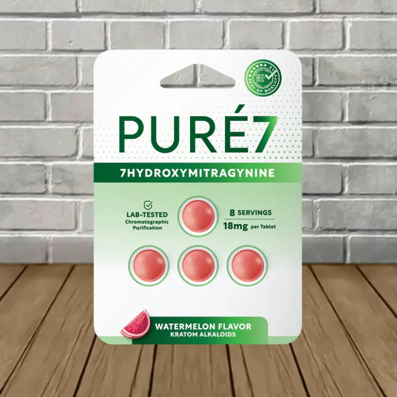 Pure7 7-Hydroxymitragynine Extract Tablets Full Case 10ct