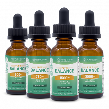 Pure Balance Tincture Full Spectrum CBD by Pure Hemp Botanicals Best Sales Price - Tincture Oil