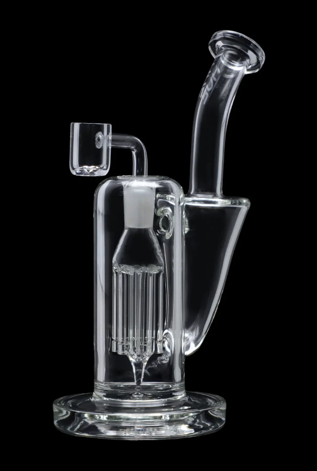 Hue - Whirlpool Dab Rig Clear - 9"