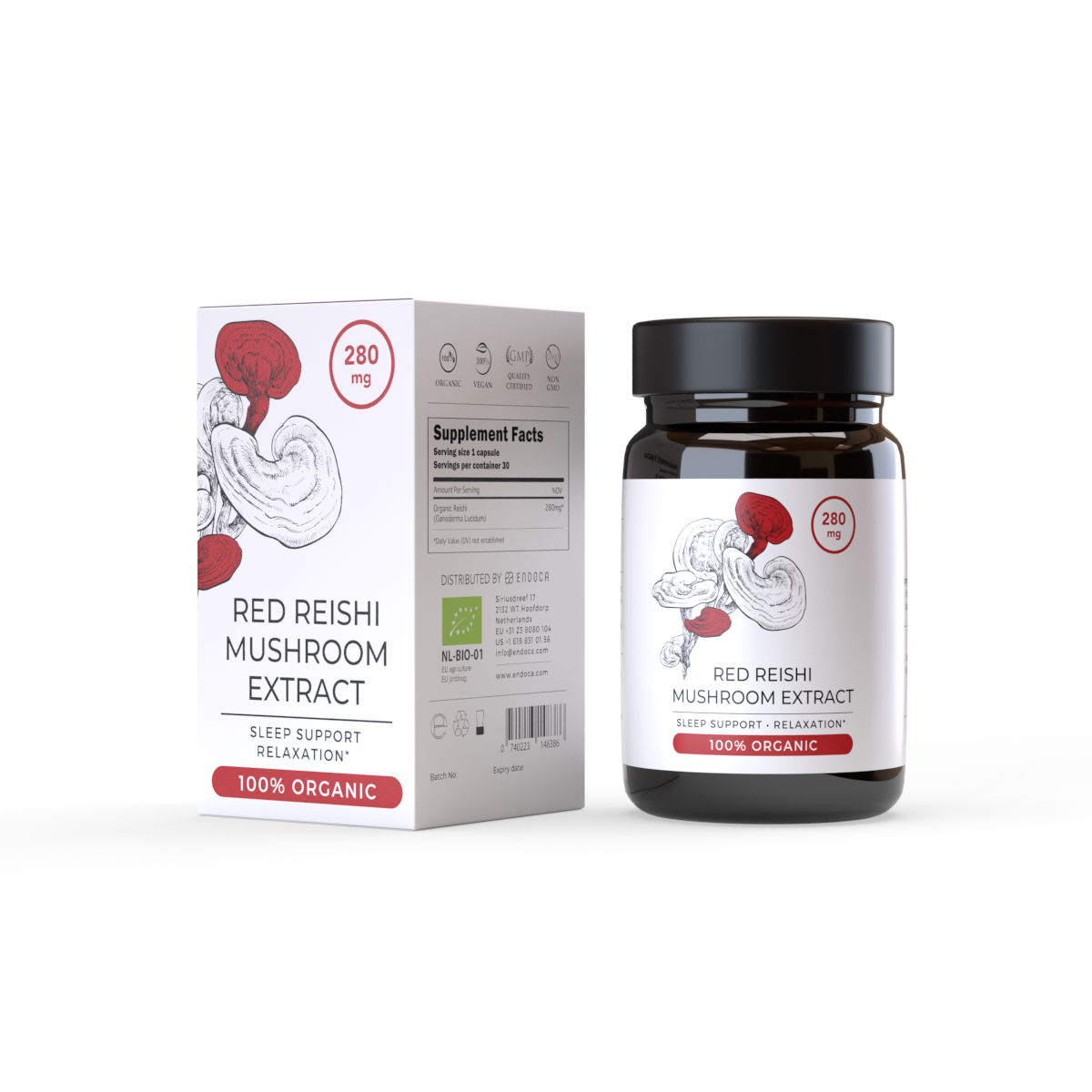 Endoca Red Reishi Mushroom Extract
