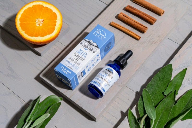 Mission Farms Full Spectrum Max Relax CBD Oil Best Sales Price - Tincture Oil