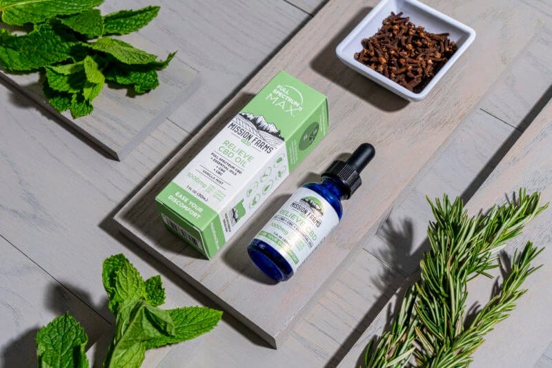 Mission Farms Full Spectrum Max Relieve CBD Oil Best Sales Price - Tincture Oil