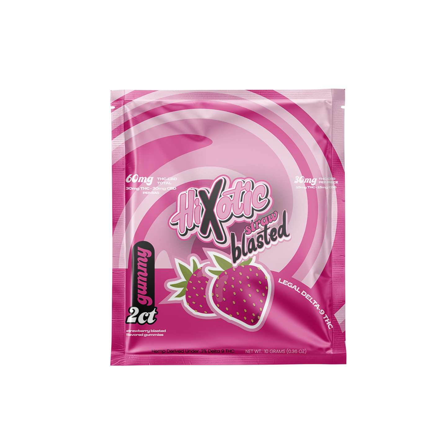 HiXotic | Premium Delta 9 THC + CBD Gummies - 300mg Best Sales Price - Gummies