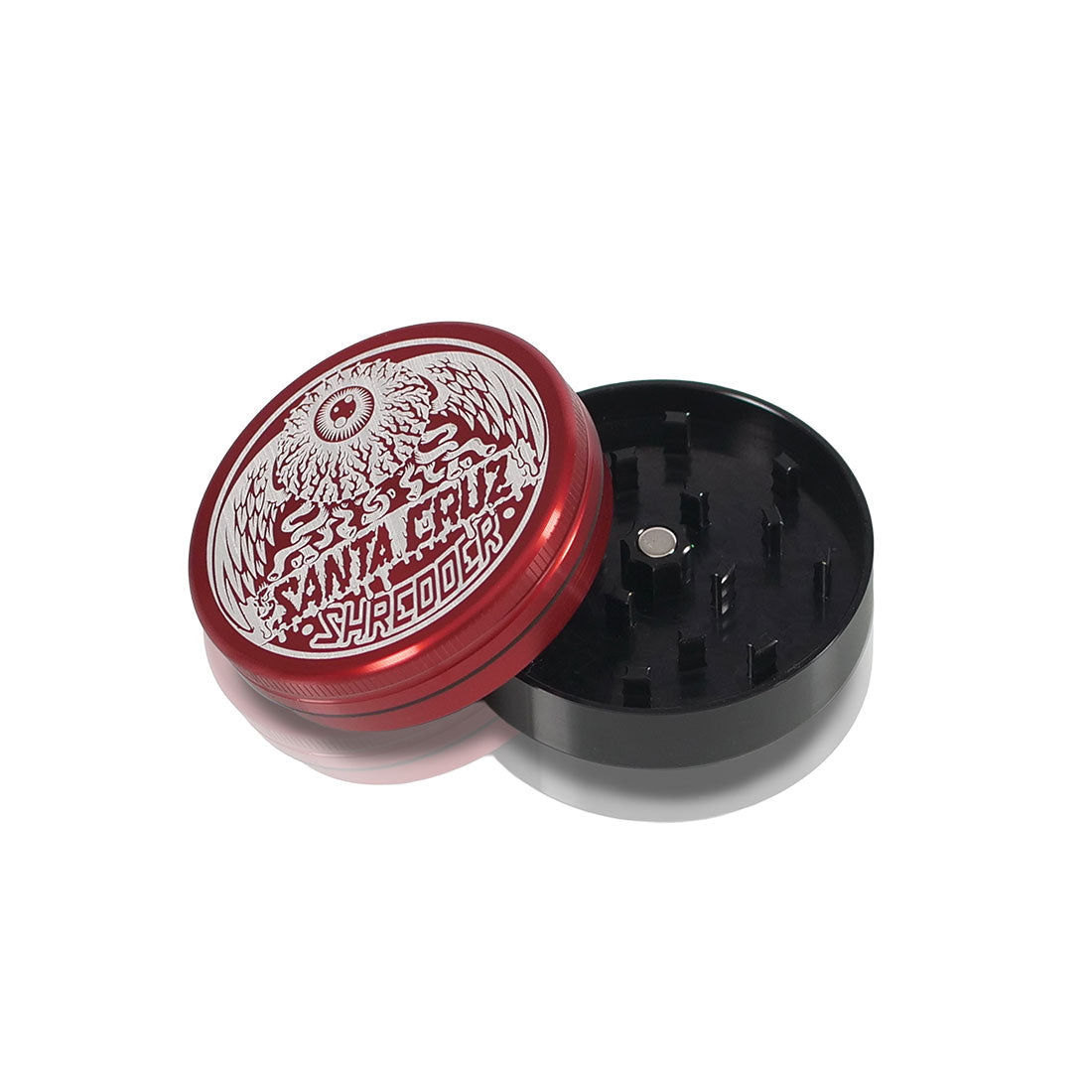Santa Cruz Shredder Aluminum 2 Piece Large "Flying Eyeball" Herb Grinder