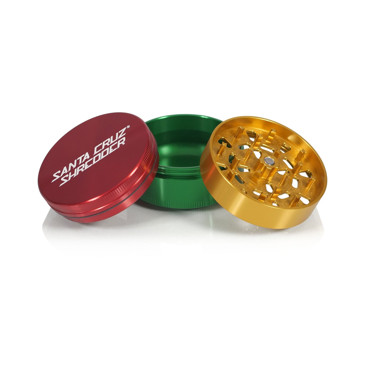 Santa Cruz Shredder Aluminum 3 Piece Large Herb Grinders