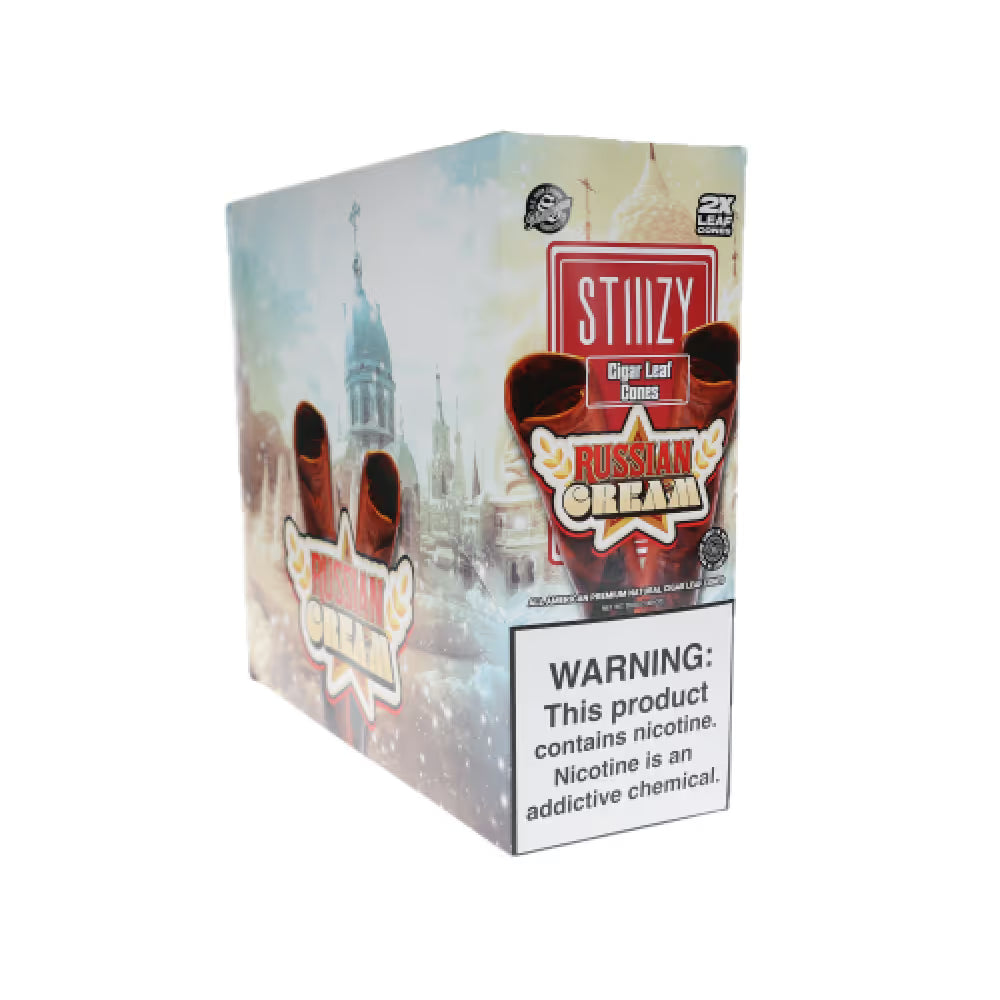 STIIIZY (DSPLY 15pc)(Cones)(2-Pack) Cigar Leaf Cones Best Sales Price - Pre Rolls