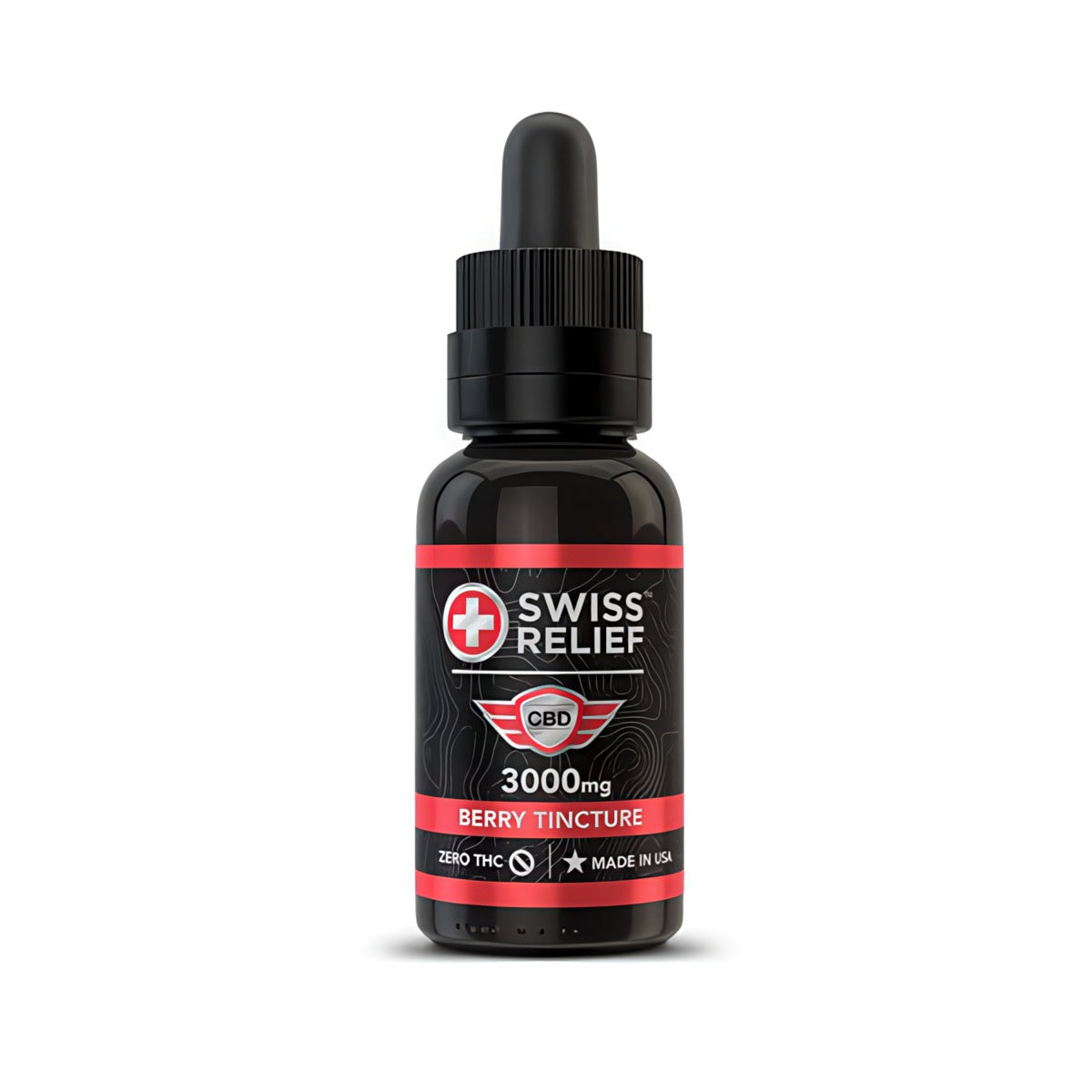 Swiss Relief Berry CBD Oil Tincture 500-3000mg