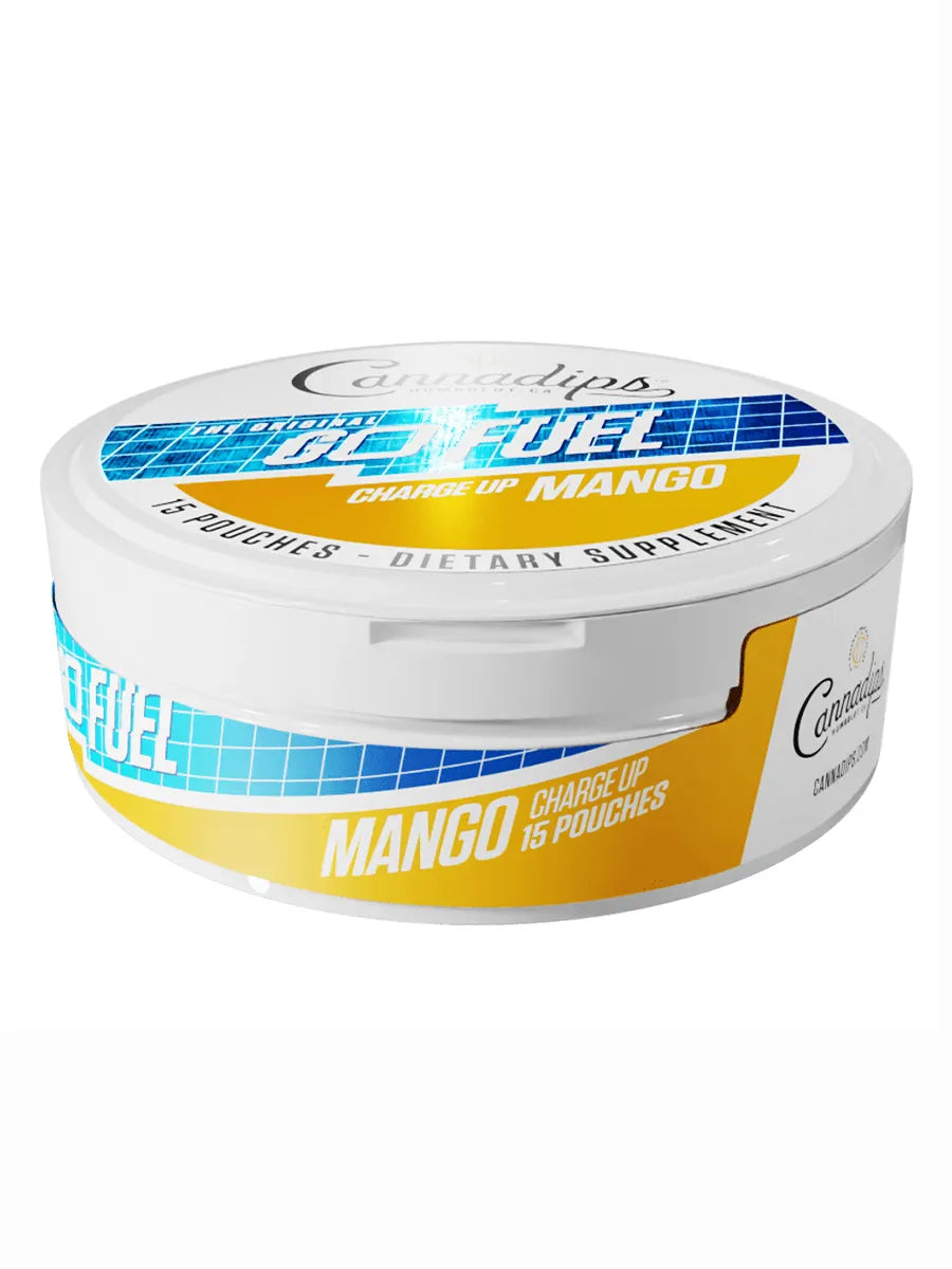Cannadips CBG Go Fuel Charge Up Mango Pouches 15ct 150MG
