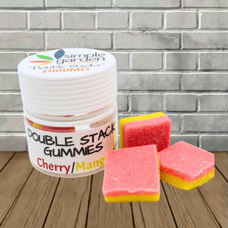 Simple Garden Double Stack Gummies 1000mg