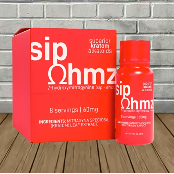 Sip Ohmz 7-Hydroxymitragynine Kratom Extract Shot 30ml