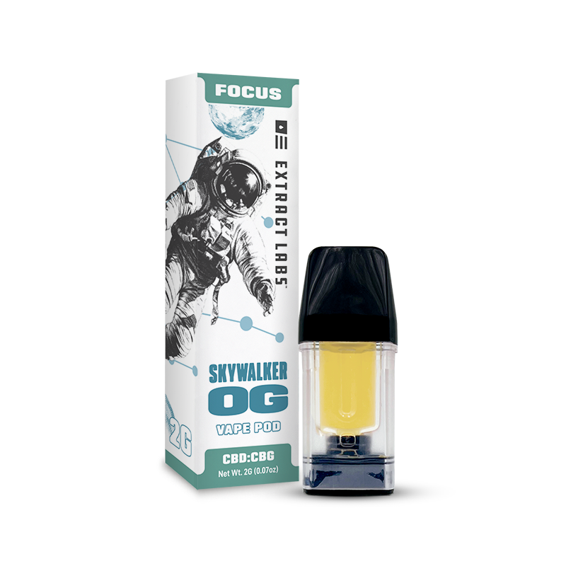 Extract Labs CBD Focus Pod | Skywalker OG | Indica