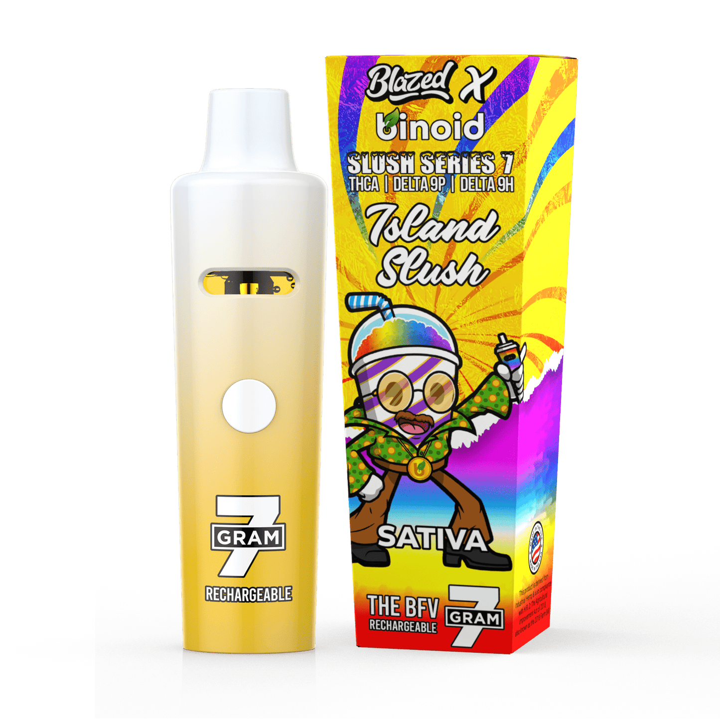 Binoid On Sale: 7 Gram THCA Disposable Vape – Slush Series – Blazed x Binoid