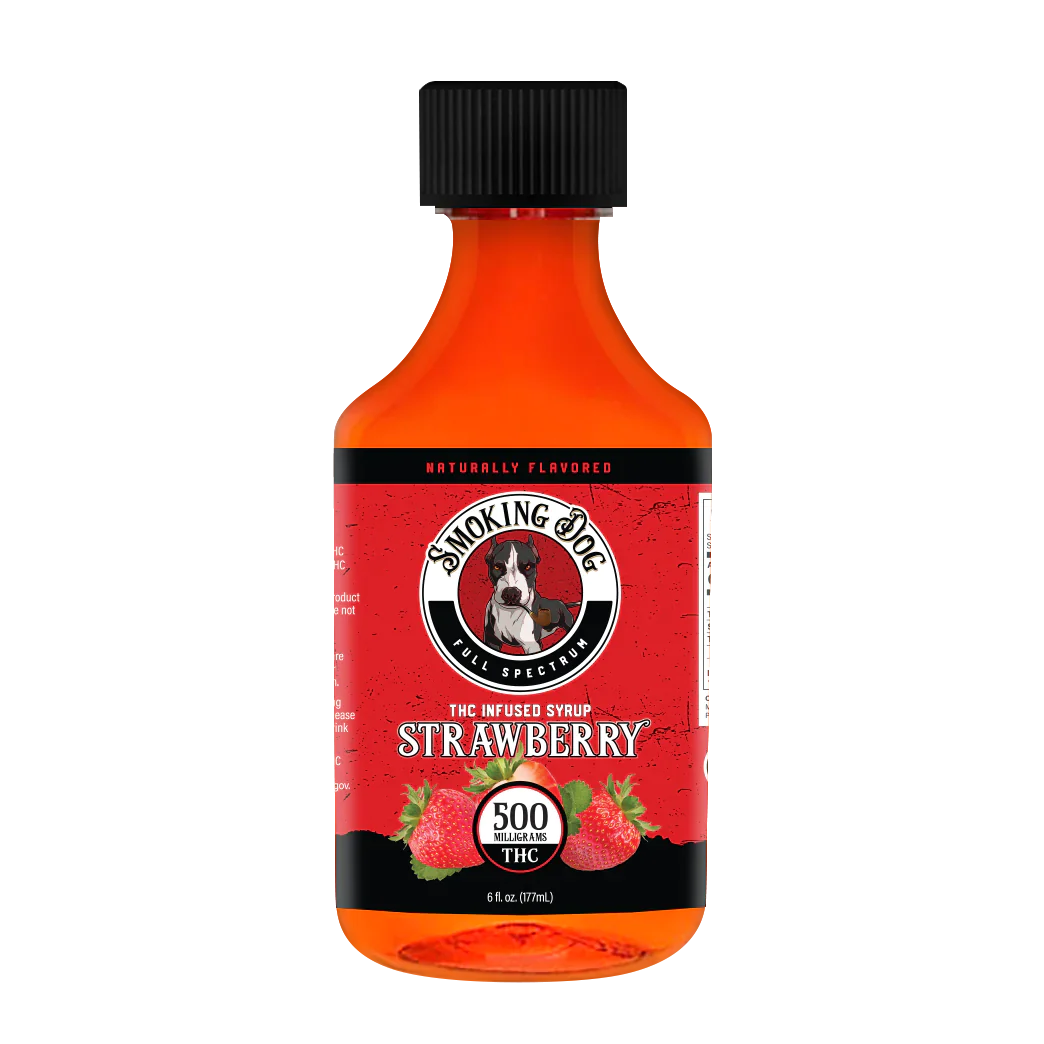 Smoking Dog | Delta 9 THC Syrup - 500mg Best Sales Price - Edibles