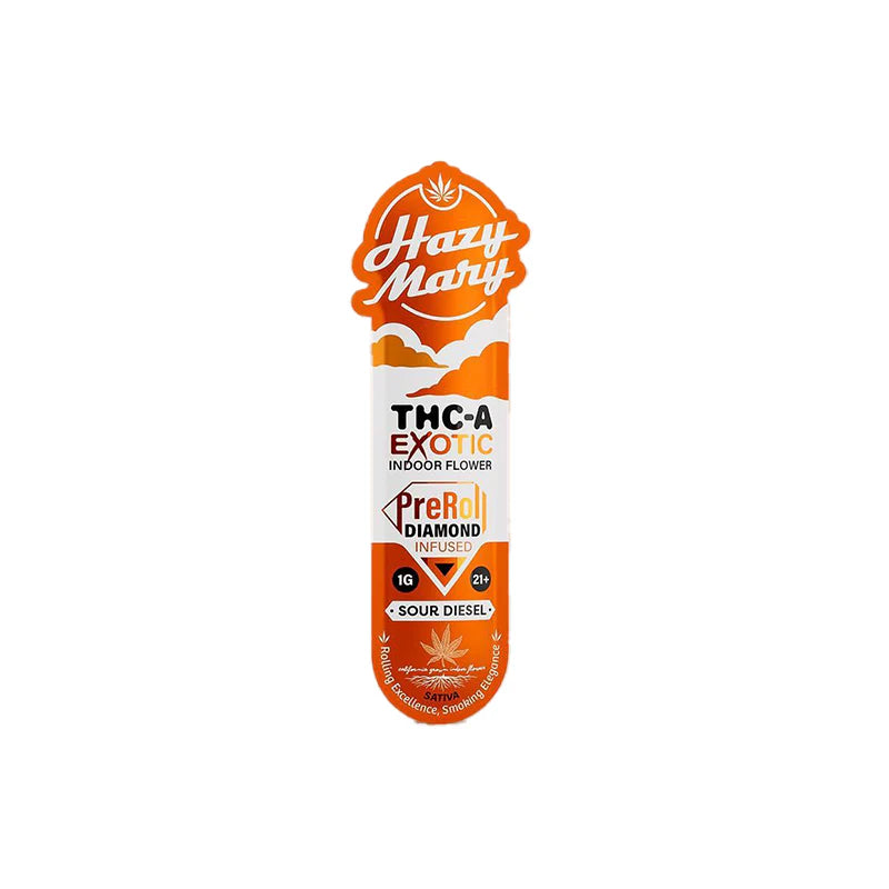 Hazy Mary Exotic Indoor Diamond Infused PreRolls Best Sales Price - Pre Rolls