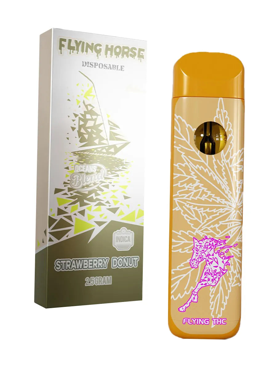 Strawberry Donut Flying Horse Oceans Blend 2.5g Disposable