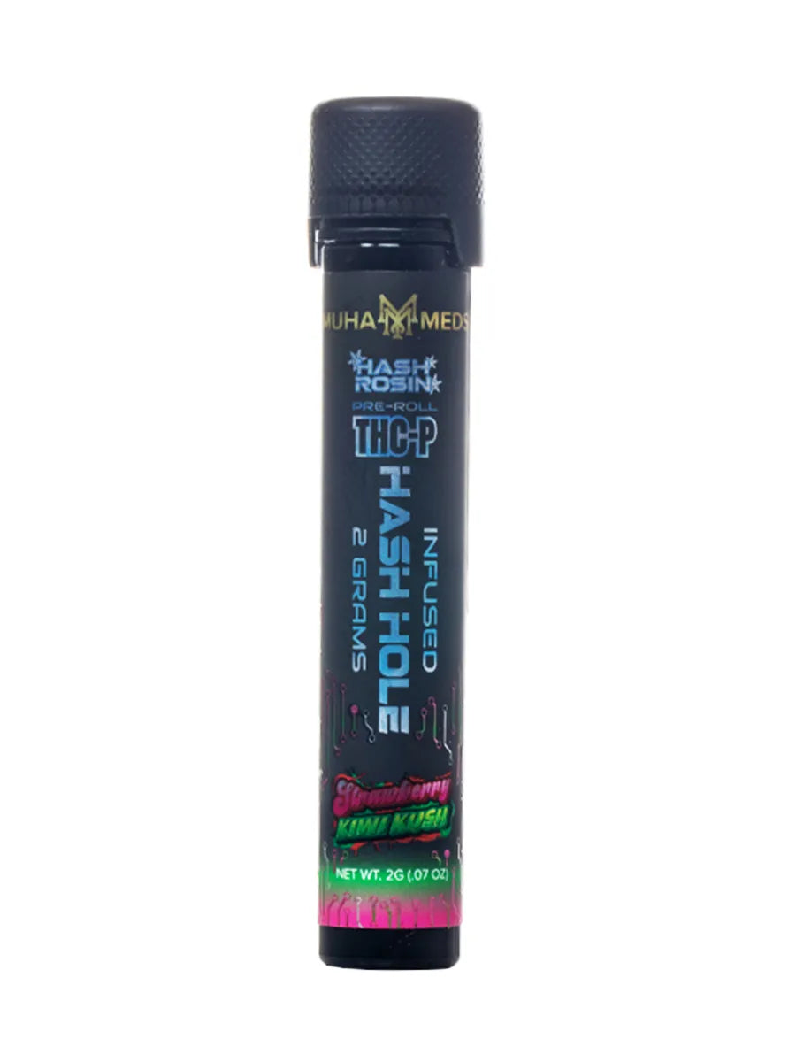 Strawberry Kiwi Kush Muha Meds THCP Infused Hash Hole Pre-Roll 2G Best Sales Price - Pre Rolls