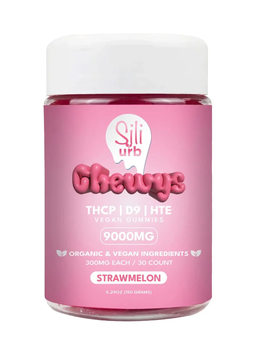 Strawmelon Sili x URB THCP | D9 | HTE Vegan Gummies 9000mg 30ct
