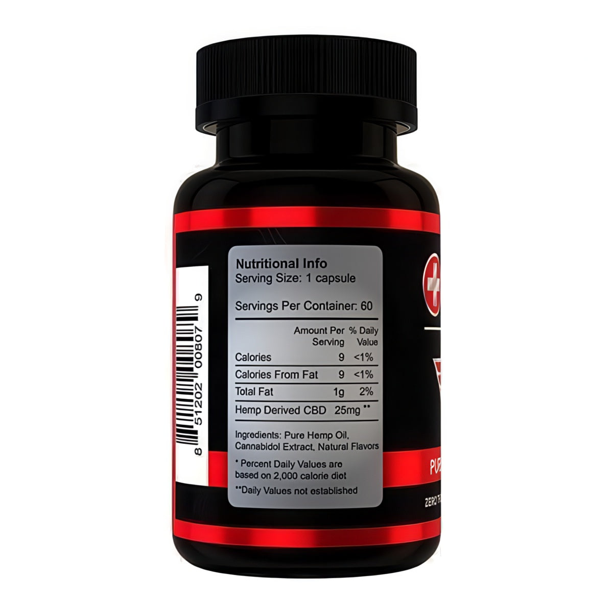 Swiss Relief 25mg CBD Gel Caps 30 or 60 count