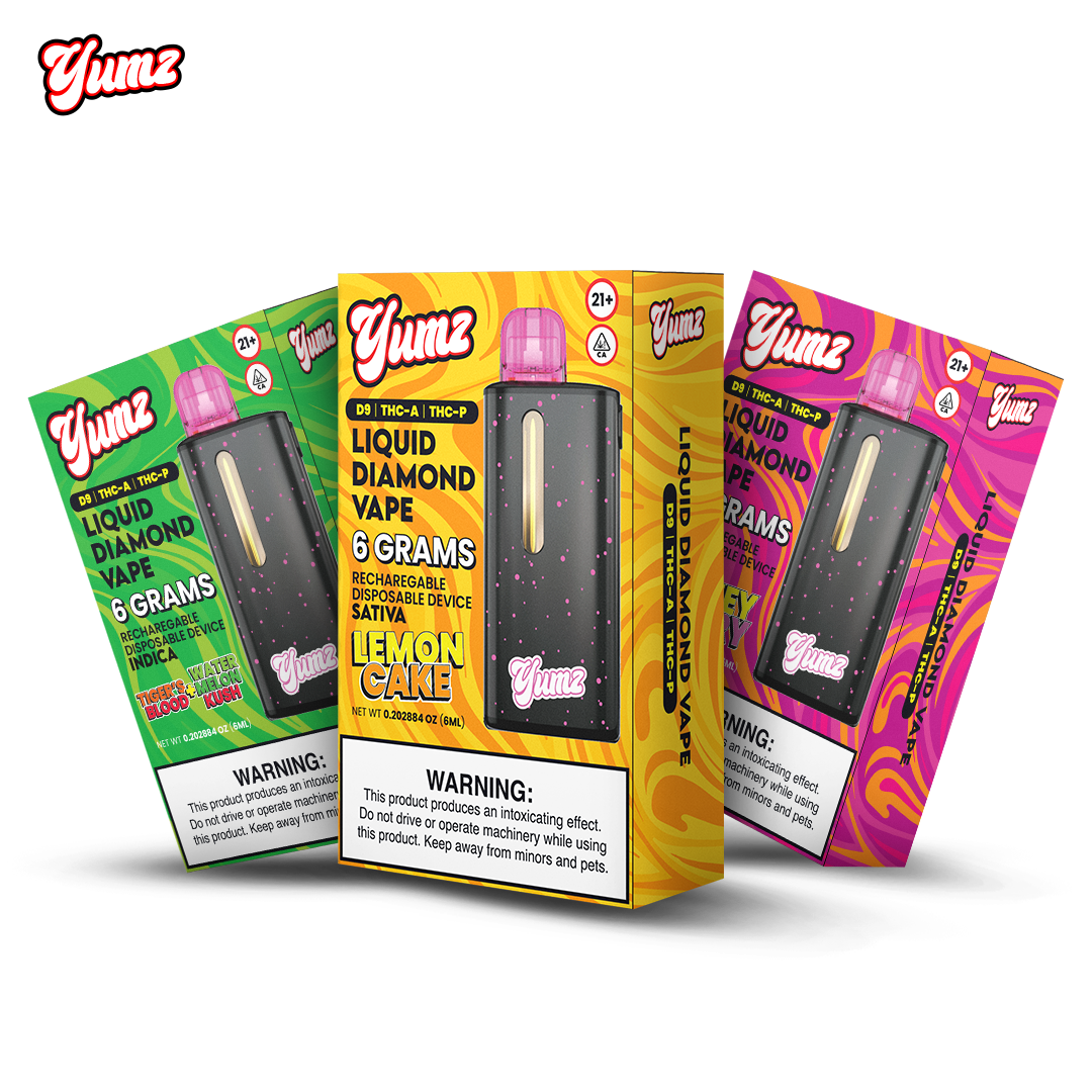 Yumz - Bundle - THC Disposable Vape ( 6 Grams ) ( D9 + THC-A + THC-P ) Best Sales Price - Vape Pens