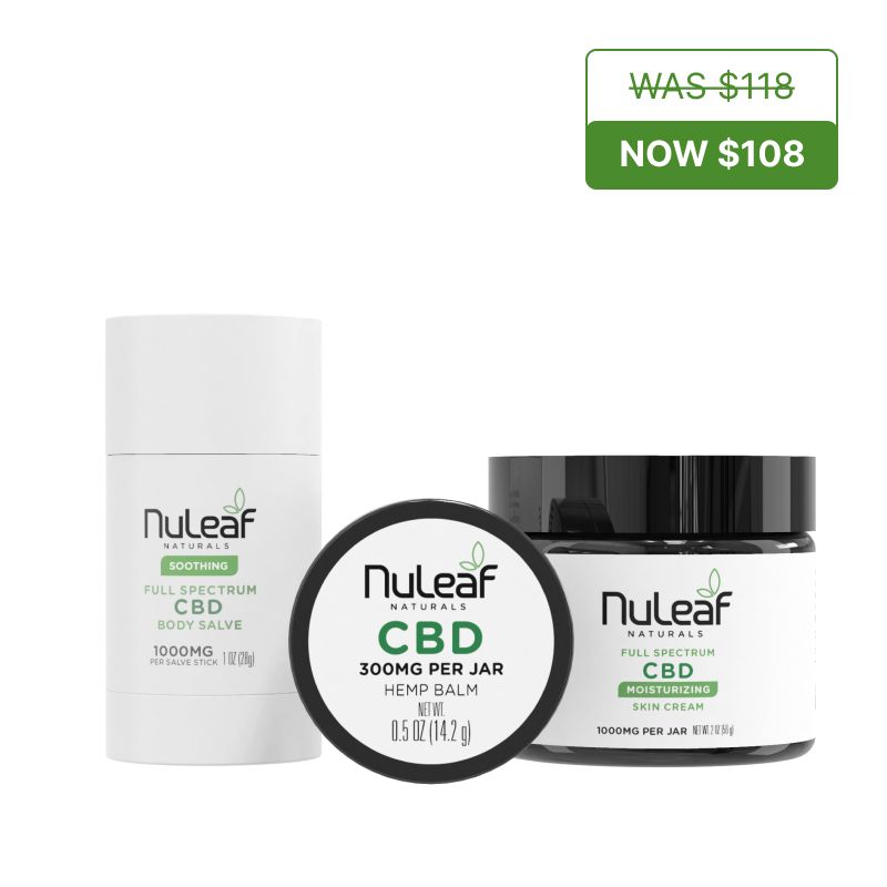 Nuleaf Naturals CBD Topical Bundle Best Sales Price - Bundles