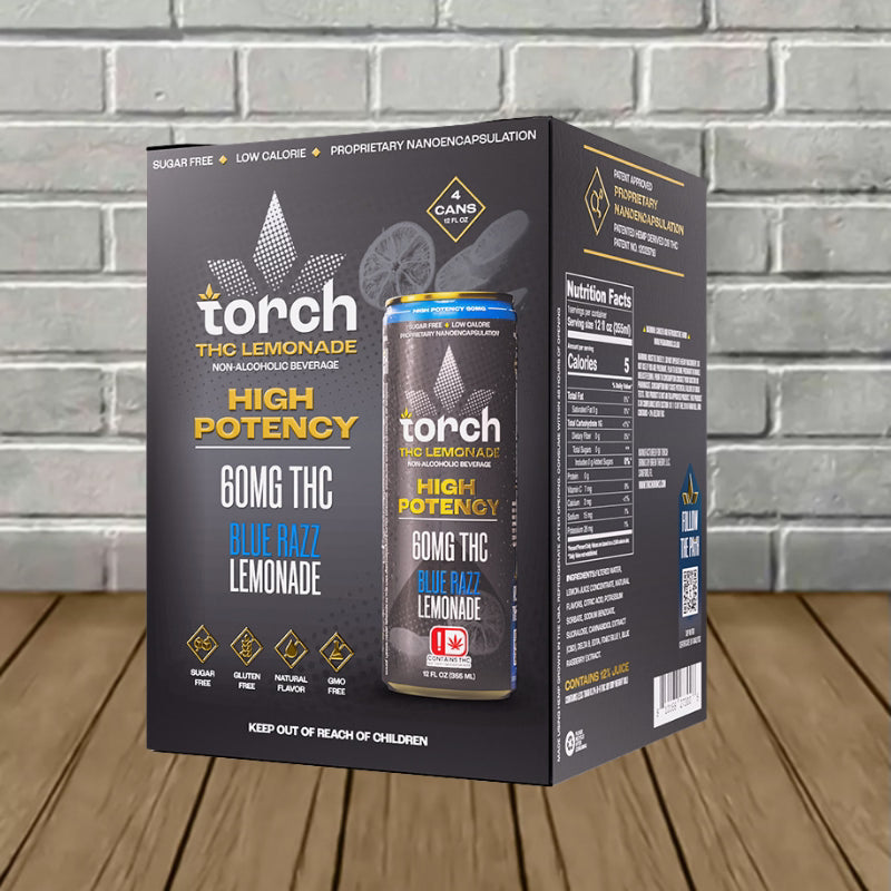 Torch High Potency 60mg THC Seltzer 4 pack