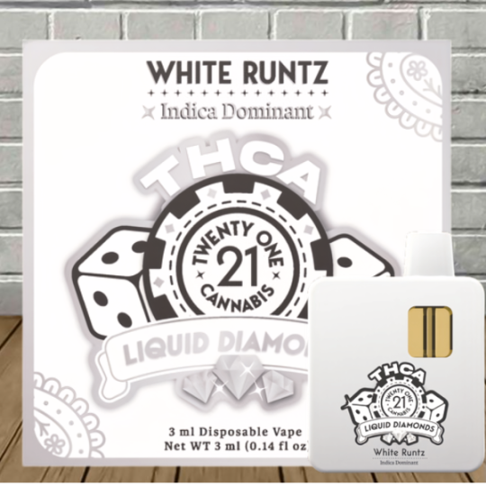 Twenty One Cannabis Liquid THCa Diamonds Disposable 3.5ml