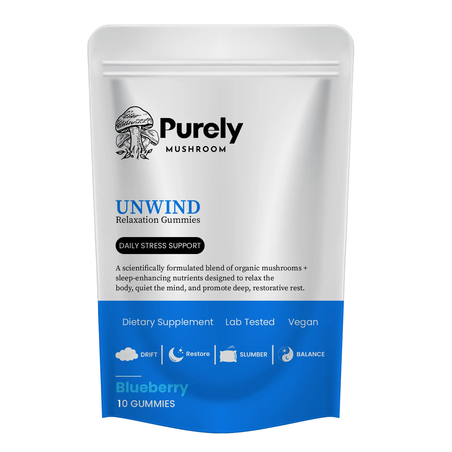 Unwind Gummies by Purely Mushroom Best Sales Price - Gummies