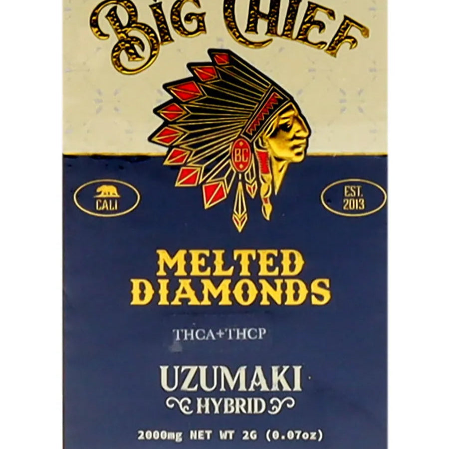 Uzumaki Big Chief Melted Diamonds THCA+THCP Cart 2G