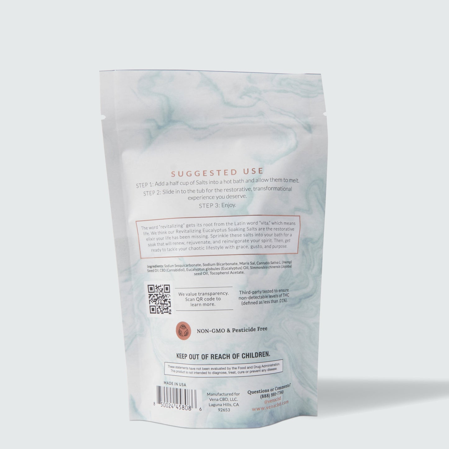 Vena CBD Revitalizing CBD Soaking Salts