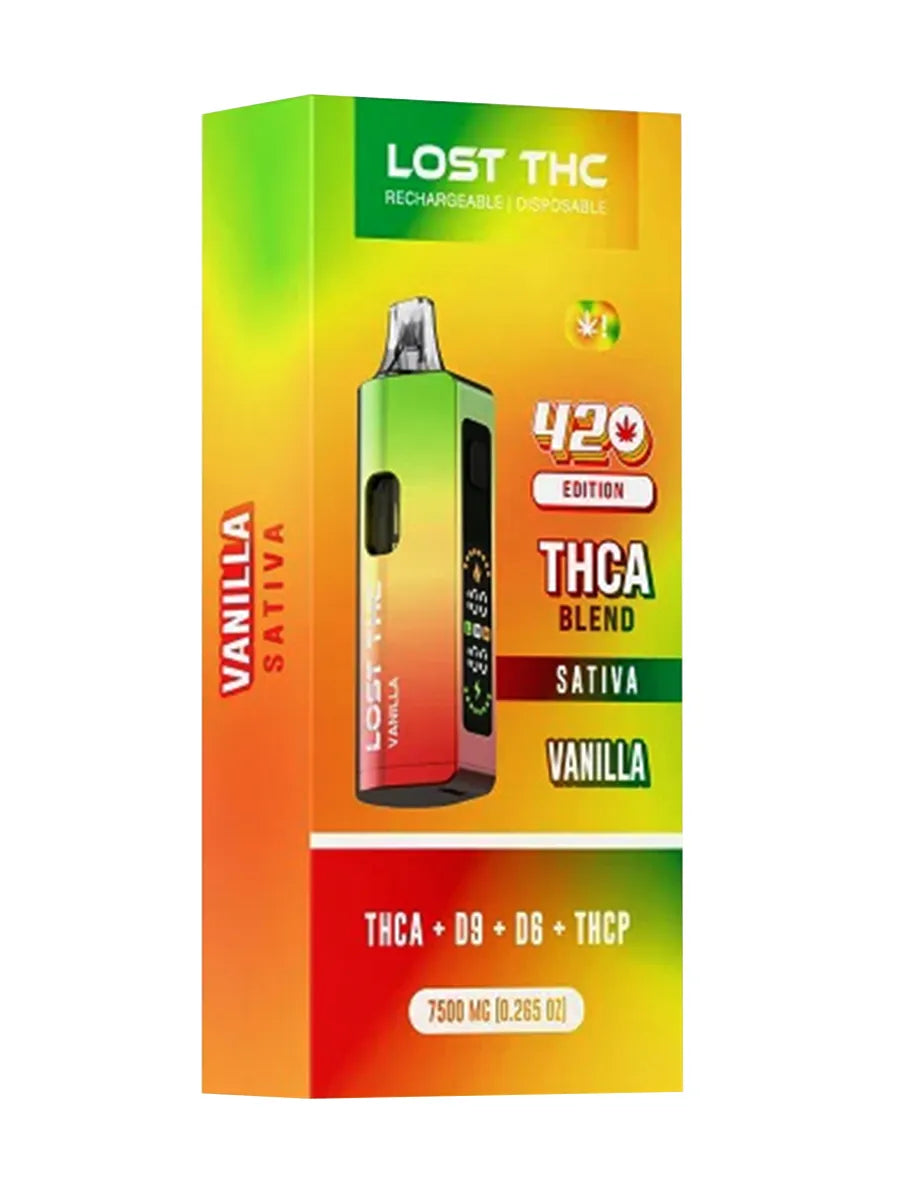 Vanilla Lost THC 420 Edition THCA Blend Rechargable Disposible 7500MG