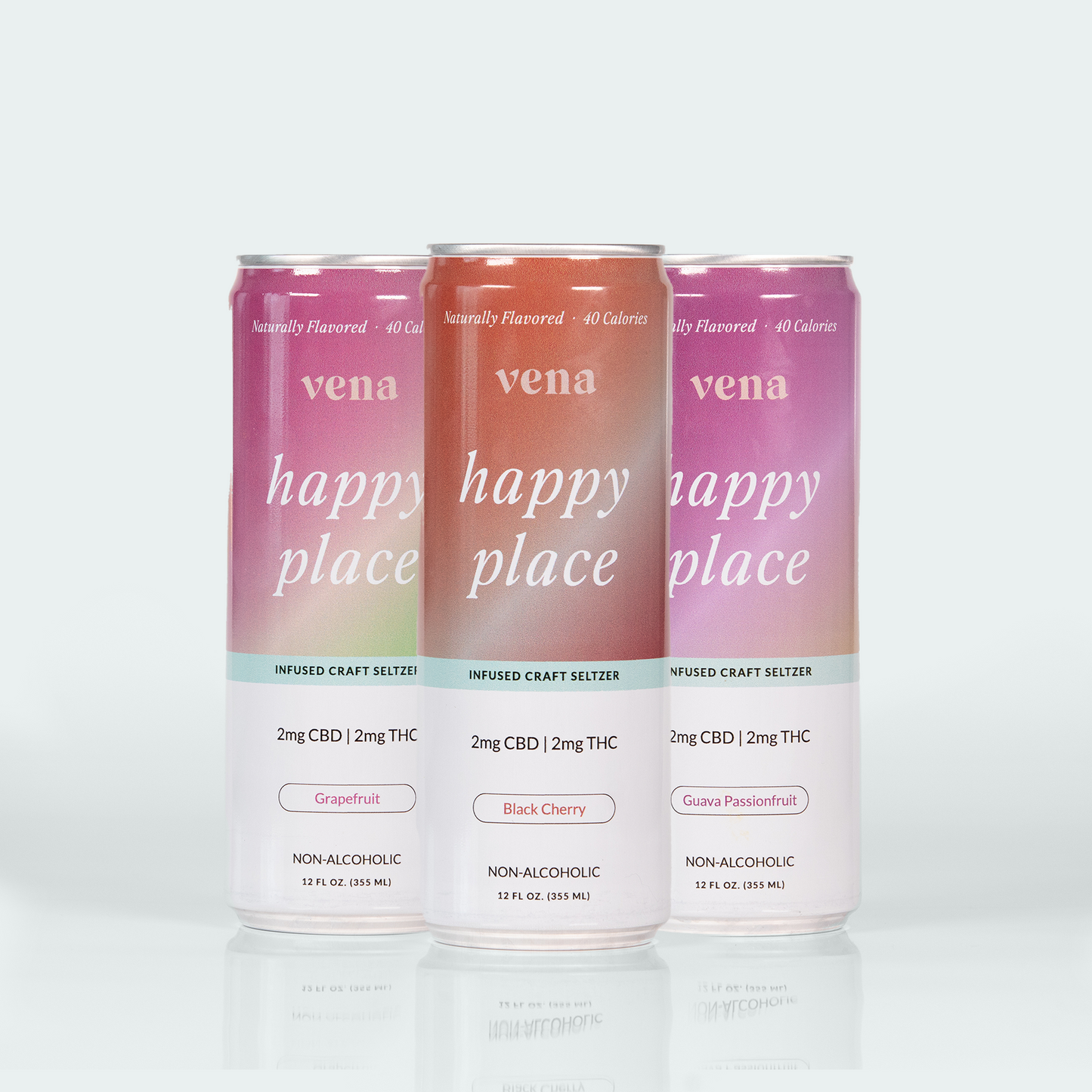 Vena CBD Free Gift: Happy Place Seltzers | Variety Pack