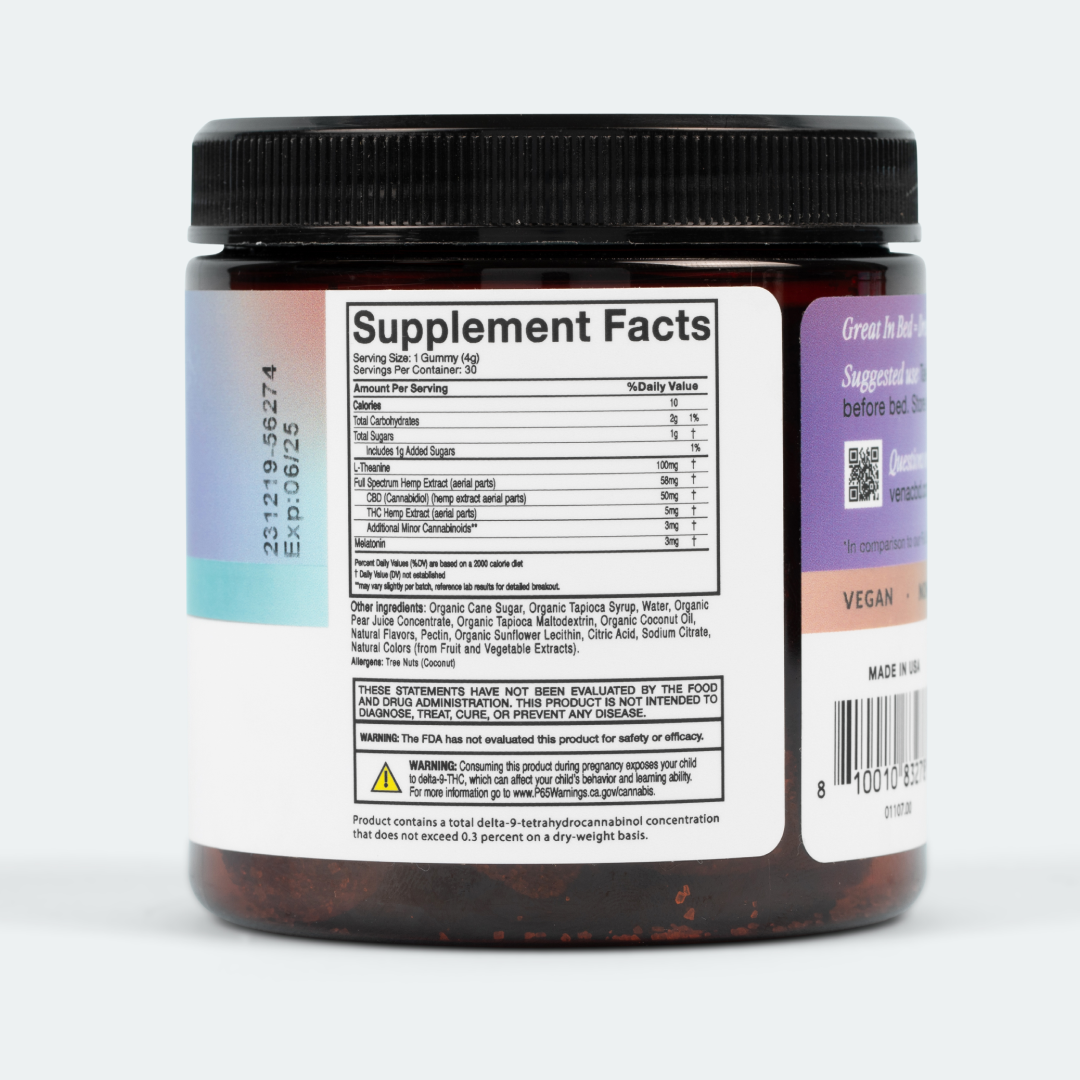 Vena CBD Lights Out Extra Strength Sleep Gummies