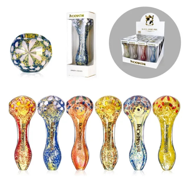 4.3" Vibrant Speckled Spoon Pipe