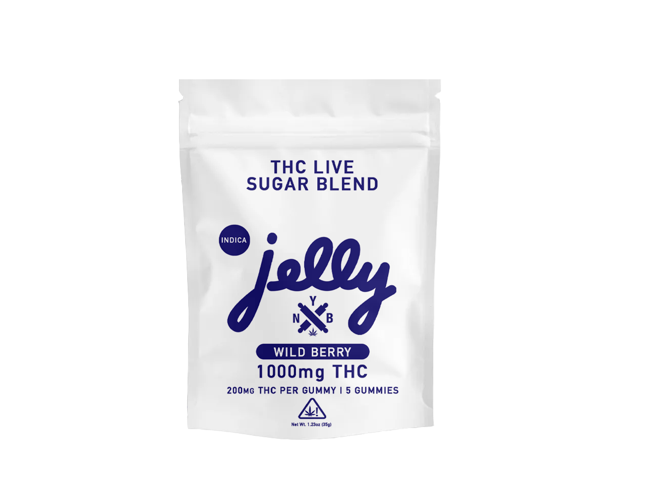 Jelly THC Live Sugar Blend Gummies 5ct