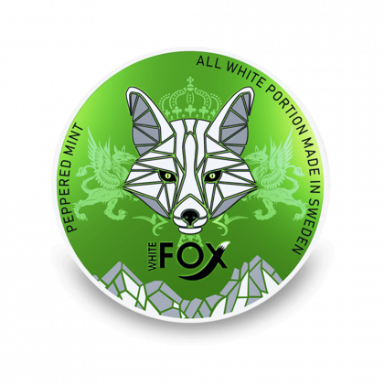 White Fox Peppered Mint Best Sales Price - Pouches
