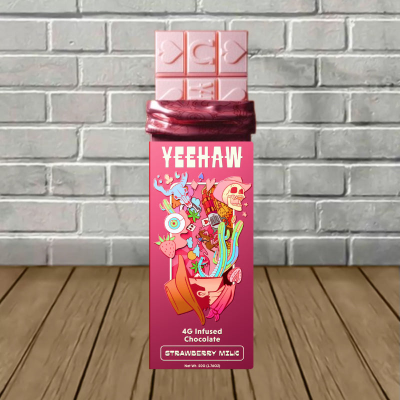 YEEHAW Mushroom Infused Chocolate Bar 4g Best Sales Price - Gummies