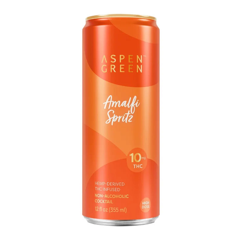 Aspen Green Amalfi Spritz 5MG or 10MG Hemp-Derived THC, Non-Alcoholic Cocktail